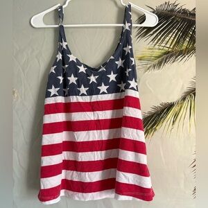Old Navy American Flag Tank Top
